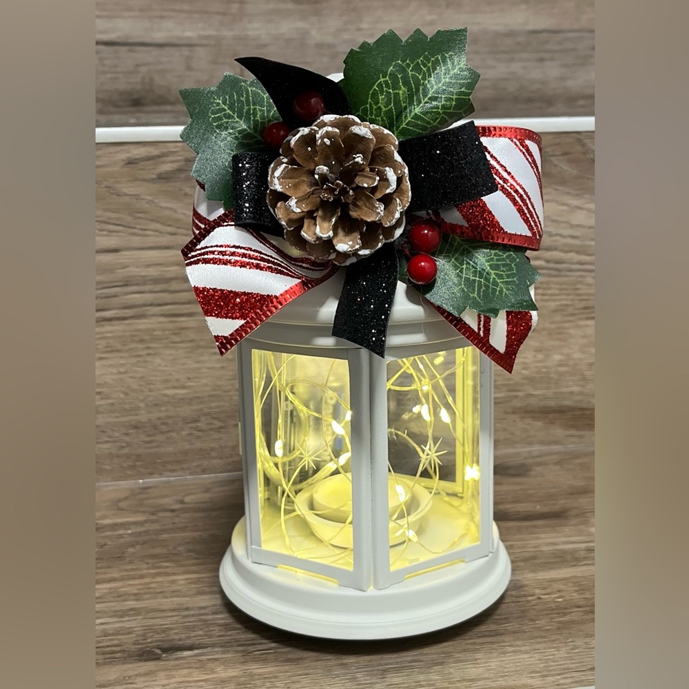 😀3 for $35./IKEA off white Christmas/Seasonal latern.